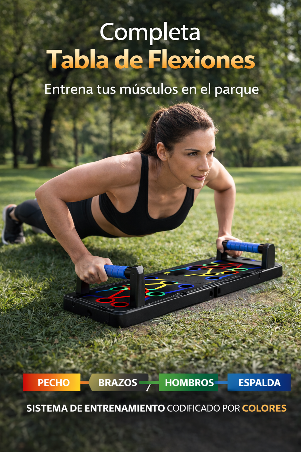 Tabla Push Up Para Flexiones 💪 - REBAJA YA ESOS KILOS DE DICIEMBRE🏋️♀️ + Envío Gratis