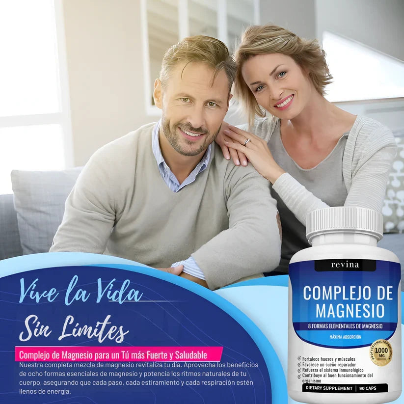 Magnesio Complex™ 8 en 1 💊 Envío Gratis 🎁