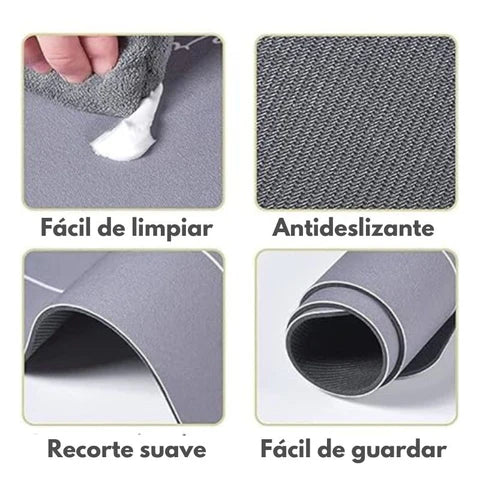 FreshMat - Alfombra Antideslizante para Baño - 2x1 - ADIÓS RESBALONES