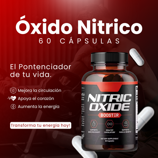 Óxido Nitrico 60 Cápsulas - EL POTENCIADOR DE TU VIDA 😱EN DESCUENTO😱