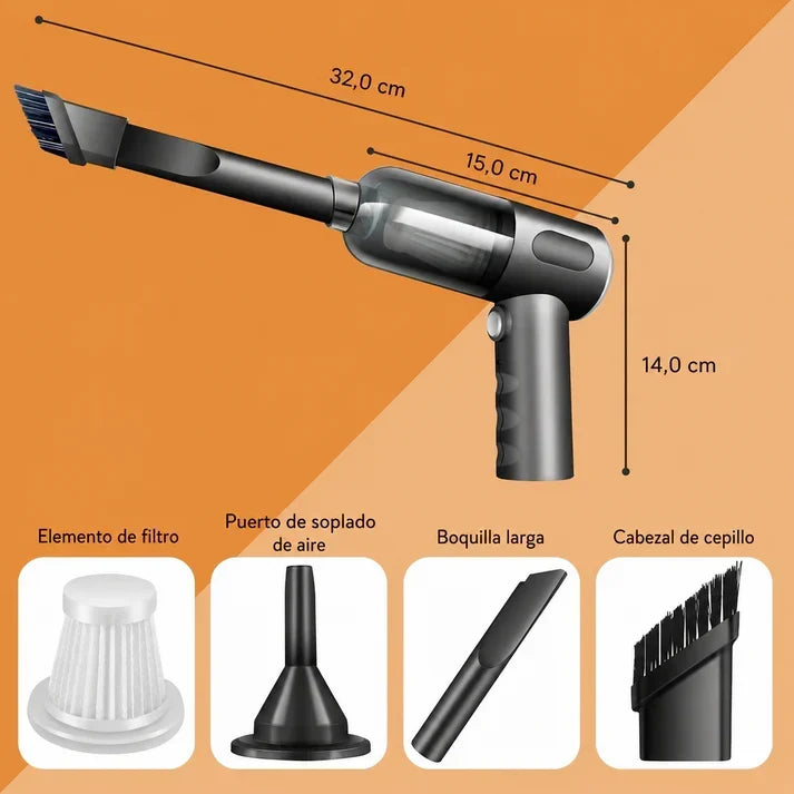 Aspiradora/Sopladora portátil Rayzer® 3 en 1 🔋 Recargable inalámbrico