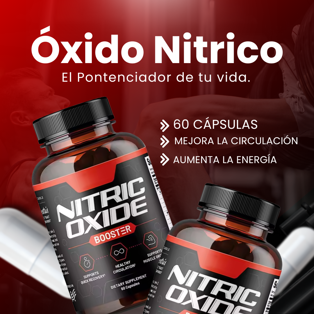Óxido Nitrico 60 Cápsulas - EL POTENCIADOR DE TU VIDA 😱EN DESCUENTO😱