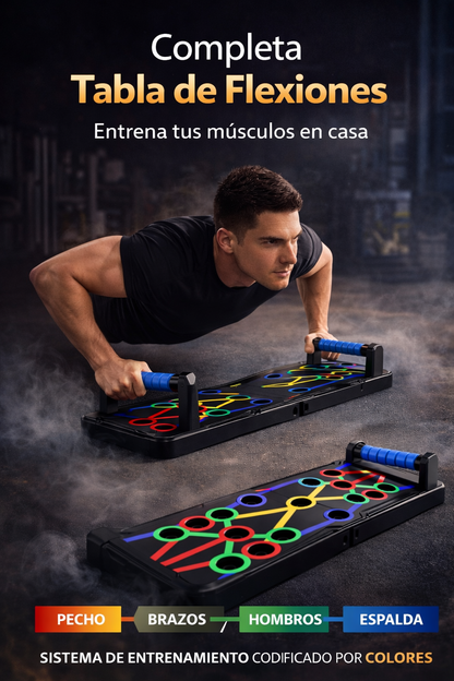 Tabla Push Up Para Flexiones 💪 - REBAJA YA ESOS KILOS DE DICIEMBRE🏋️‍♀️ + Envío Gratis