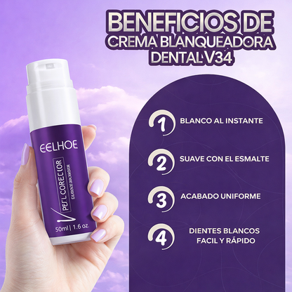 Blanqueador Dental V34™  - ¡Dientes más blancos al instante!  + Envío gratis🎁