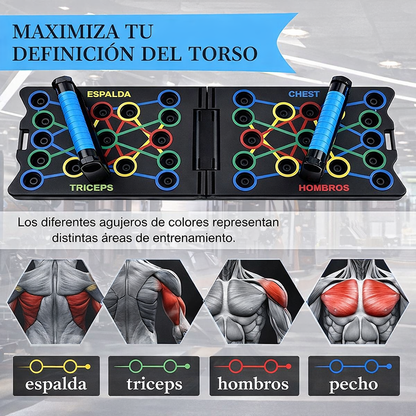 Tabla Push Up Para Flexiones 💪 - REBAJA YA ESOS KILOS DE DICIEMBRE🏋️‍♀️ + Envío Gratis