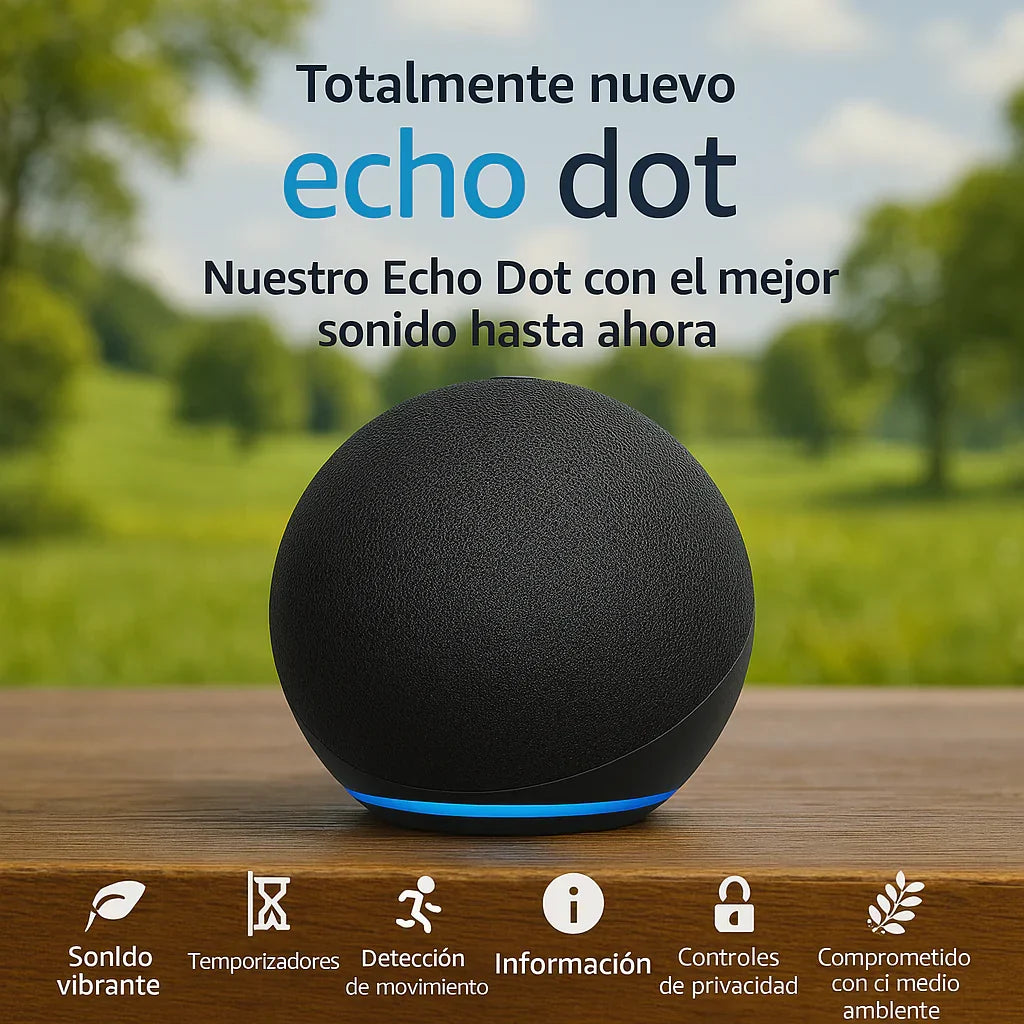 Parlante portátil Inteligente Alexa™ Potencia tu Música en Cualquier Lugar + ENVÍO GRATIS