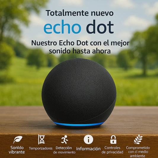 Parlante portátil Inteligente Alexa™ Potencia tu Música en Cualquier Lugar + ENVÍO GRATIS