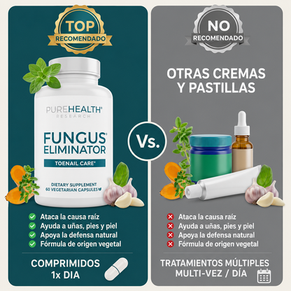 Fungus Eliminator 60 cápsulas -  Elimina el Hongo Desde Adentro — Antes de que Vuelva a Crecer + ENVÍO GRATIS