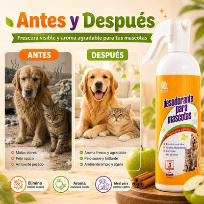 DESODORANTE ELIMINADOR DE MALOS OLORES PARA MASCOTAS🐕🐶 - ENVÍO GRATIS 🎁