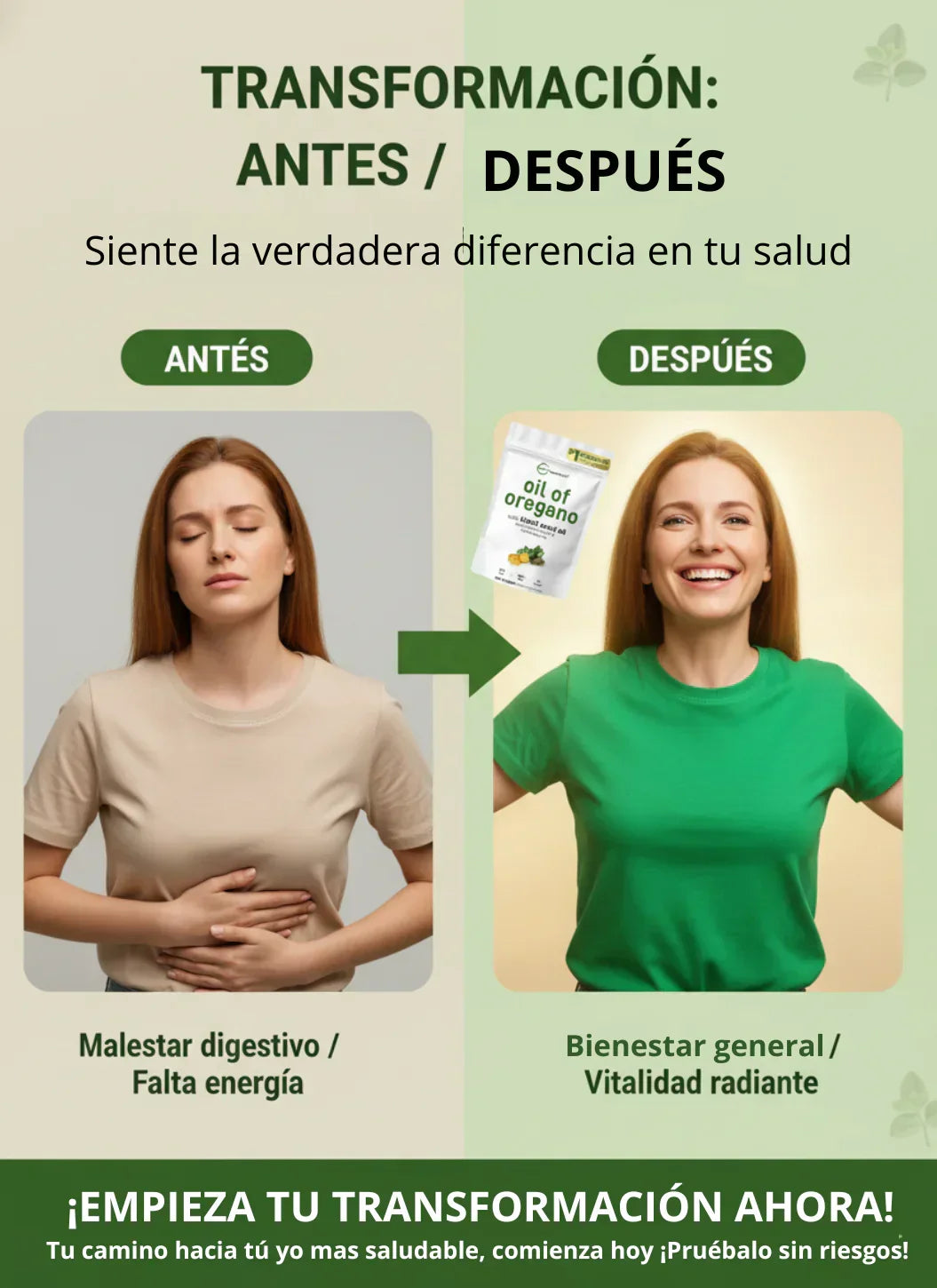 Aceite de Orégano 6000 mg x 30 Softgels - Sistema inmune y defensas