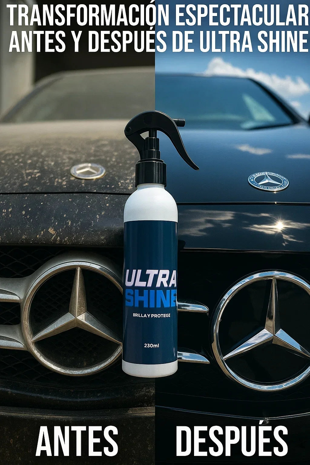 ULTRA SHINE - Limpiador Extremo en Spray para superficies