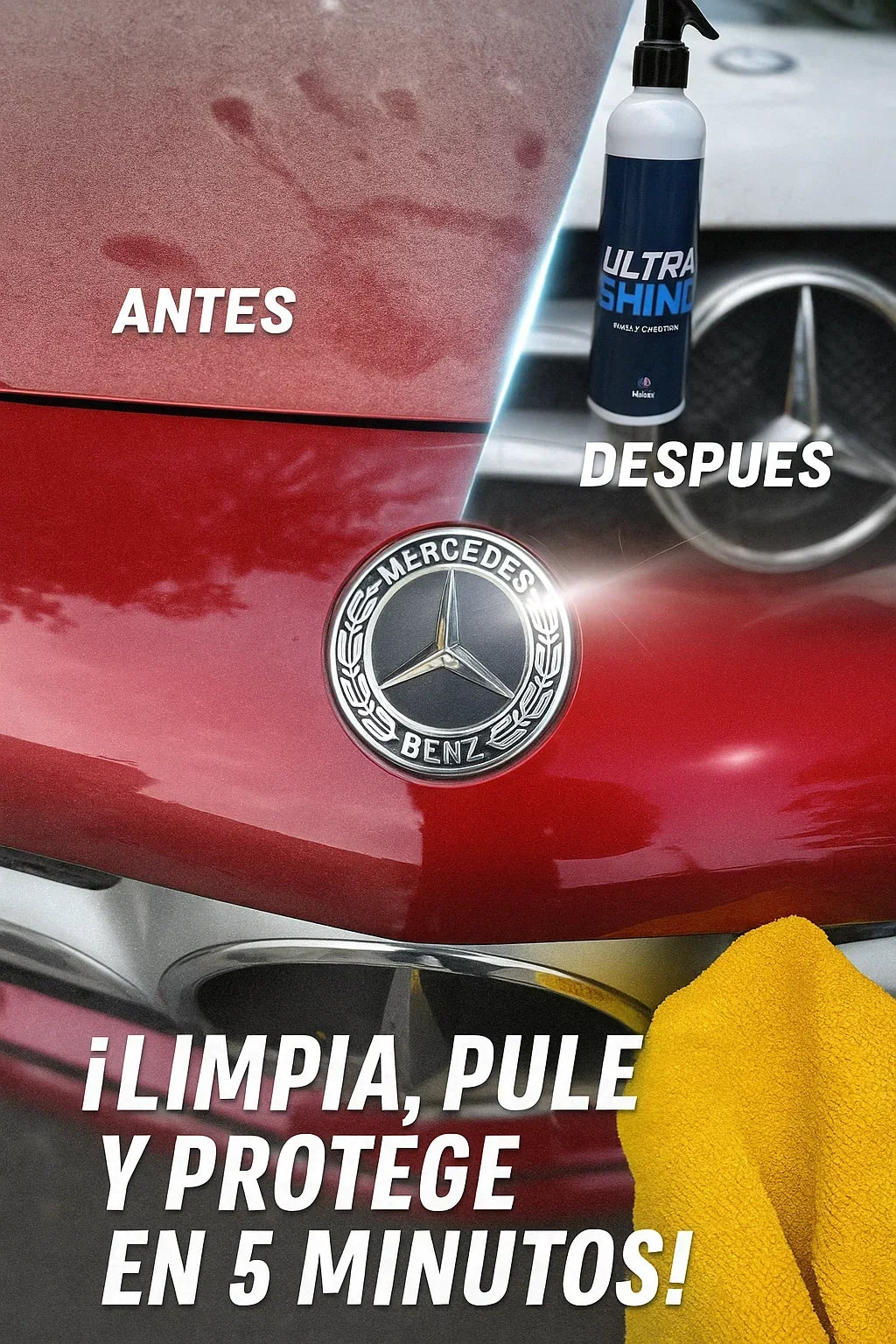 ULTRA SHINE - Limpiador Extremo en Spray para superficies