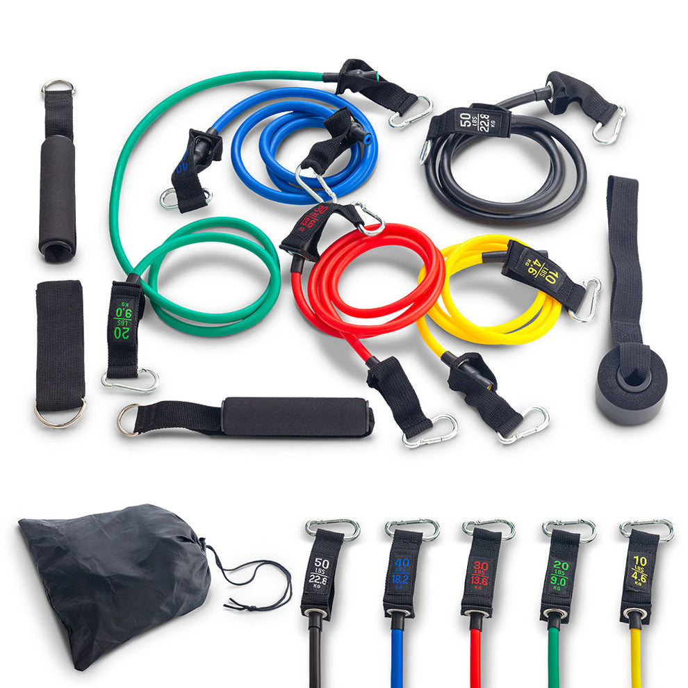 ULTIMAS UNIDADES - Kit de Entrenamiento Funcional 11 Piezas – Gimnasio Completo en Casa (50kg) + ENVÍO GRATIS 🎁