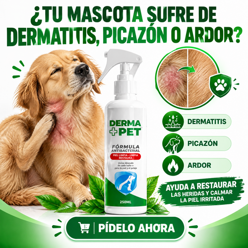 🐶🐱DermaPet™ Adiós dolor e irritación por alergias + Envío Gratis y paga al recibir🎁