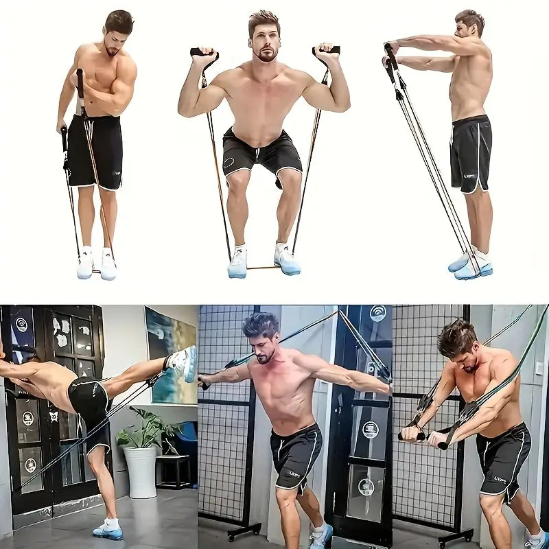 ULTIMAS UNIDADES - Kit de Entrenamiento Funcional 11 Piezas – Gimnasio Completo en Casa (50kg) + ENVÍO GRATIS 🎁