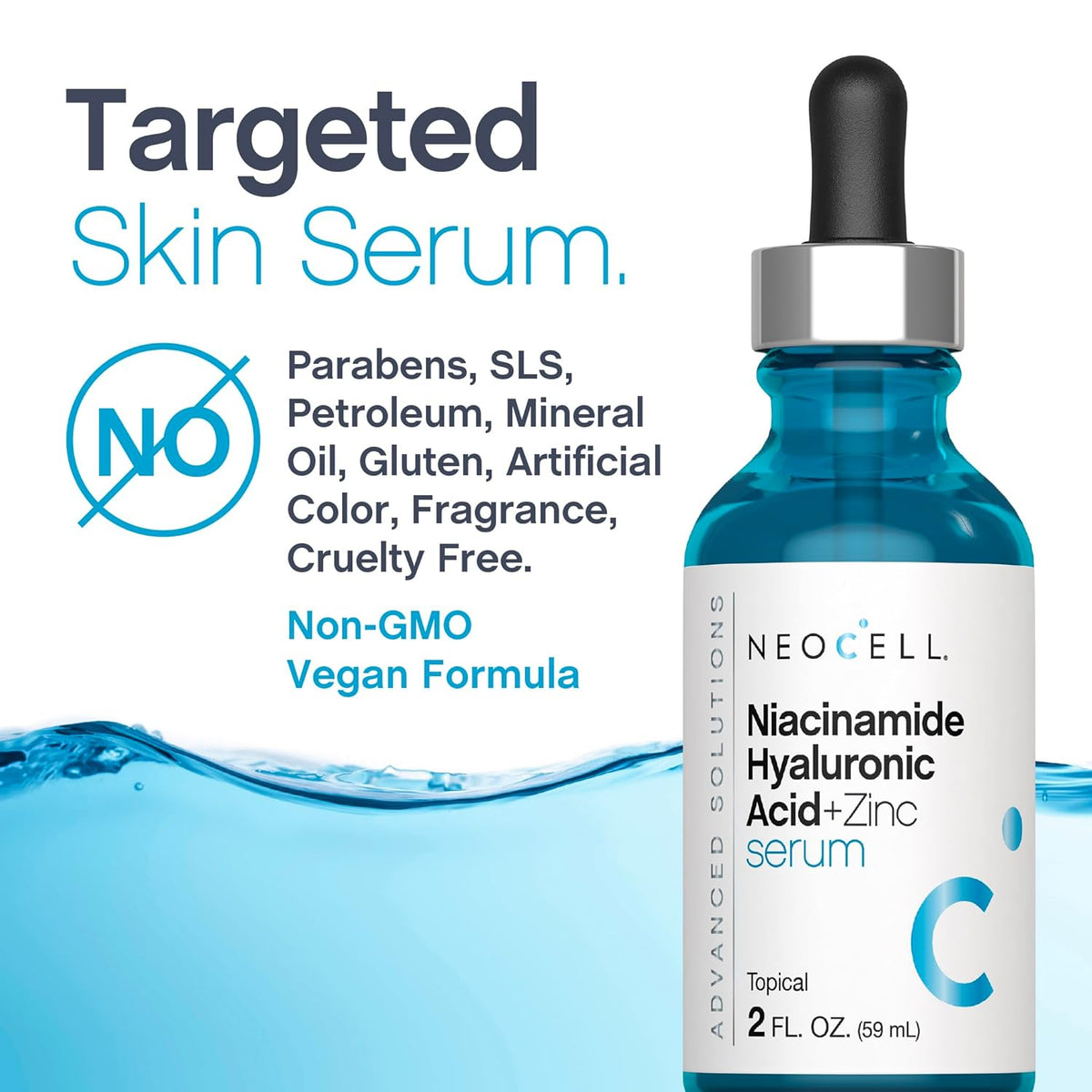 NEOCELL®️ SERUM NIACINAMIDA + ACIDO HIALURONICO + Envío gratis ✨