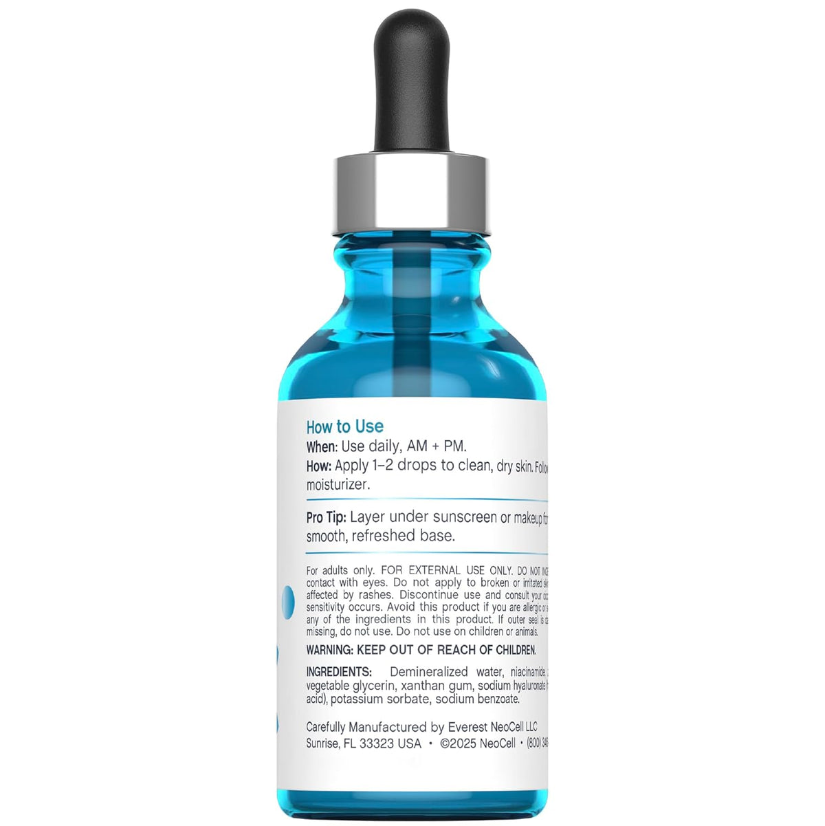 NEOCELL®️ SERUM NIACINAMIDA + ACIDO HIALURONICO + Envío gratis ✨