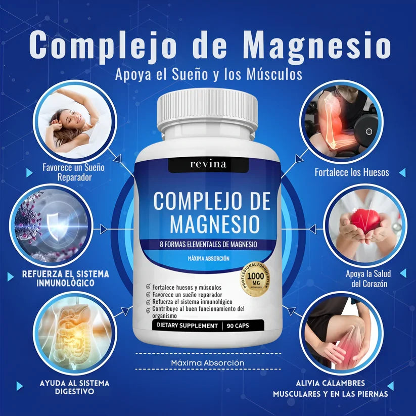 Magnesio Complex™ 8 en 1 💊 Envío Gratis  🎁