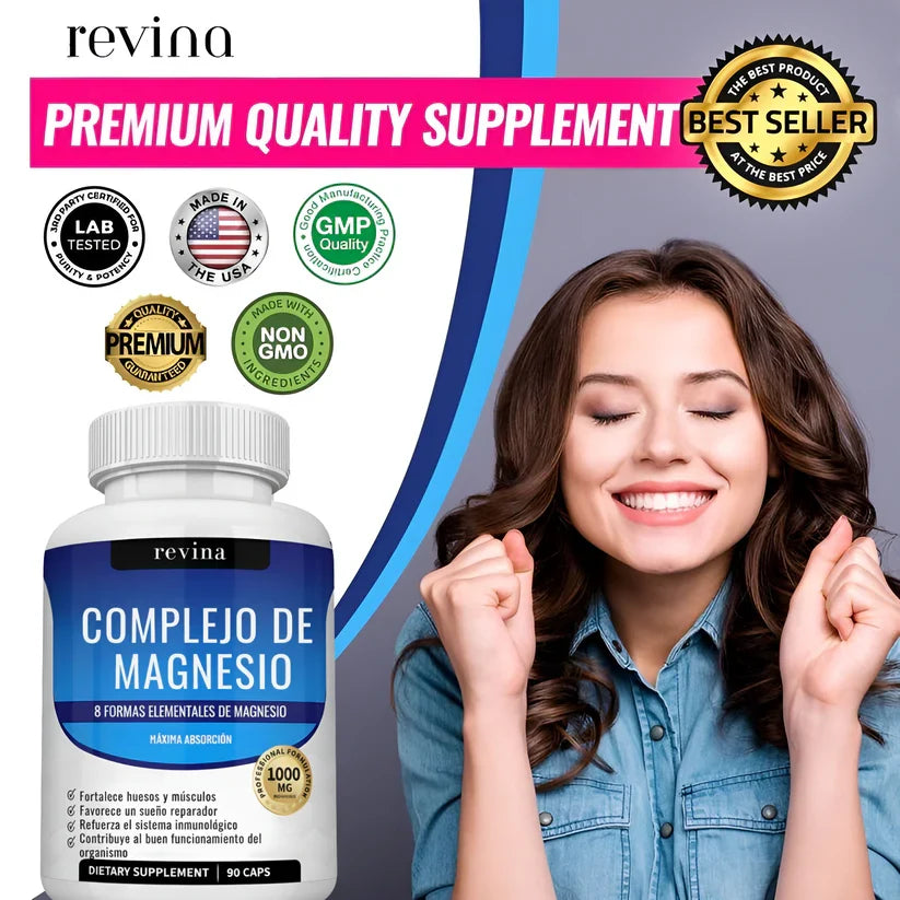 Magnesio Complex™ 8 en 1 💊 Envío Gratis  🎁