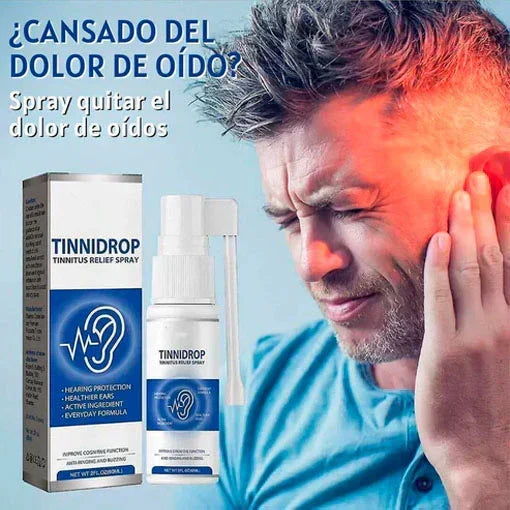 TINNIDROP SPRAY ELIMINADOR DE DOLOR Y RUIDO 👂😱 - ENVÍO GRATIS
